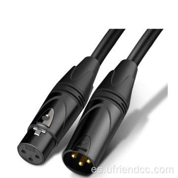 Cable de micrófono de conector de cable masculino a hembra